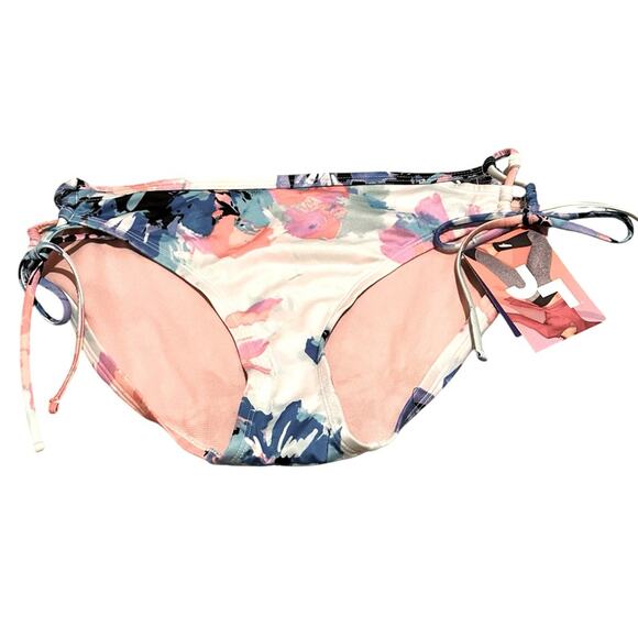 JL7 Floral Bikini Bottom with Side Ties, size L - Picture 1 of 5